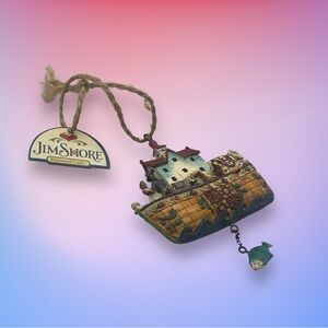 Jim Shore Heartwood Noahs Ark Fish Boat Christmas Ornament 2006